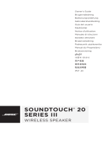 Bose soundtouch 20 seriesiii wireless music system Manuale del proprietario