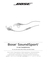 Bose soundsport in-ear headphones-ios models Manuale del proprietario