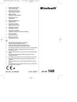 EINHELL BT-HP 160 Manuale del proprietario