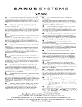 Sanus VISIONMOUNT LCD WALL MOUNT-VM400 Manuale del proprietario