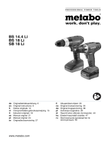 Metabo BS 14.4V Manuale del proprietario