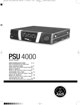 AKG PSU 4000 Manuale del proprietario