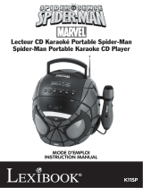 Lexibook LECTEUR CD SPIDERMAN Manuale del proprietario