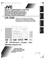JVC UX-G60E Manuale del proprietario