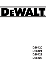 DeWalt D26420 Manuale del proprietario