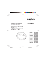 Sanyo CDP-M420 Manuale del proprietario