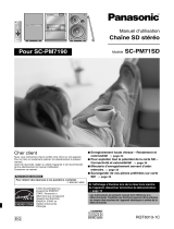 Panasonic SC-PM71SD Manuale del proprietario