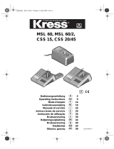 Kress MSL 60-2 Manuale del proprietario