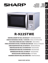 Sharp R922STWE Manuale del proprietario