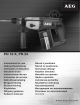 AEG PN 18 X Manuale del proprietario