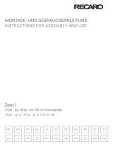 RECARO Zero.1 i-Size Manuale del proprietario