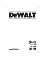 DeWalt D25223 Manuale del proprietario