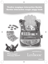 Lexibook TIRELIRE MAGIQUE INTYERACTIVE BARBIE Manuale del proprietario