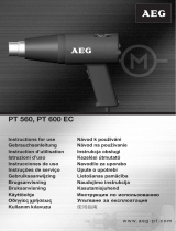 AEG PT 600 EC Manuale del proprietario