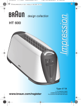 Braun IMPRESSION HT 600 Manuale del proprietario