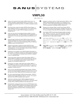 Sanus VISIONMOUNT FLAT PANEL WALL MOUNT-VMPL50 Manuale del proprietario