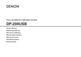Denon DP-200 USB Manuale del proprietario