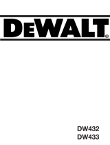 DeWalt DW433 Manuale del proprietario