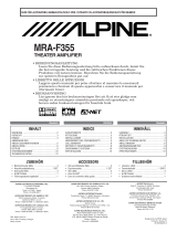 Alpine MRA-F355 Manuale del proprietario