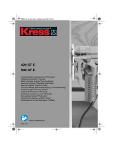 Kress 500 ST E Manuale del proprietario