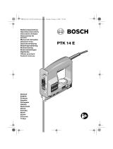 Bosch PTK 14 E Manuale del proprietario