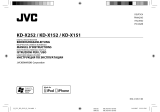 JVC KD-X152 Manuale utente