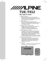 Alpine TUE-T012 Manuale del proprietario