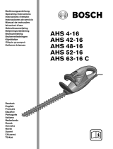 Bosch AHS 63-16 C Manuale del proprietario