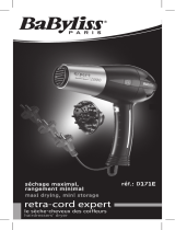 BaByliss D171E RETRA-CORD EXPERT Manuale del proprietario