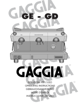 Gaggia GE-GD Manuale del proprietario