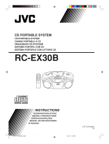 JVC RCEX30B Manuale del proprietario