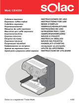 Solac CE 4550 Manuale del proprietario