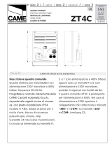 CAME ZT4C Manuale del proprietario