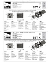 CAME R Series SET K Manuale del proprietario