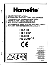 Homelite HB-390V Manuale del proprietario