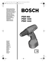 Bosch psr 1440 Manuale del proprietario