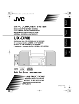 JVC UX-DM8 Manuale del proprietario