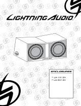 Audio Design LA-1X12V Manuale del proprietario