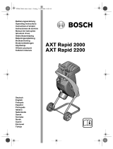 Bosch axt rapid 2000 Manuale del proprietario