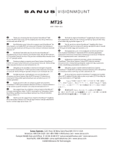 Sanus MT25 Manuale del proprietario