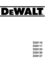 DeWalt D28137 Manuale del proprietario