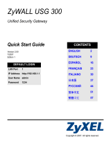 ZyXEL Unified Security Gateway ZyWALL 300 Manuale del proprietario