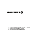 ROSIERES RHC 626/1 PN Manuale del proprietario