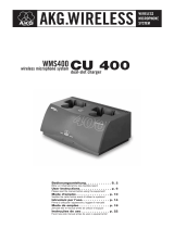 AKG Acoustics Stereo Amplifier CU 400 Manuale utente