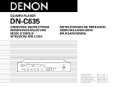 Denon DN-C635 Manuale del proprietario