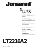 Jonsered LT 2216 A2 Manuale del proprietario