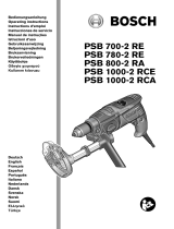 Bosch PSB 780-2 RE Manuale del proprietario