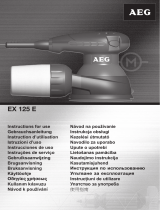 AEG EX 125 E Manuale del proprietario