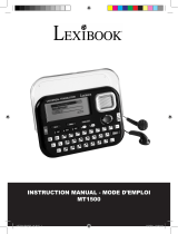 Lexibook MT1500 Manuale del proprietario