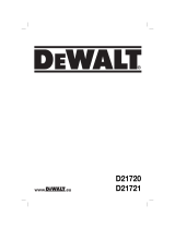 DeWalt D21721 Manuale del proprietario
